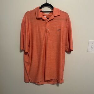 Greg Norman Collection Vibrant Orange Polo Shirt